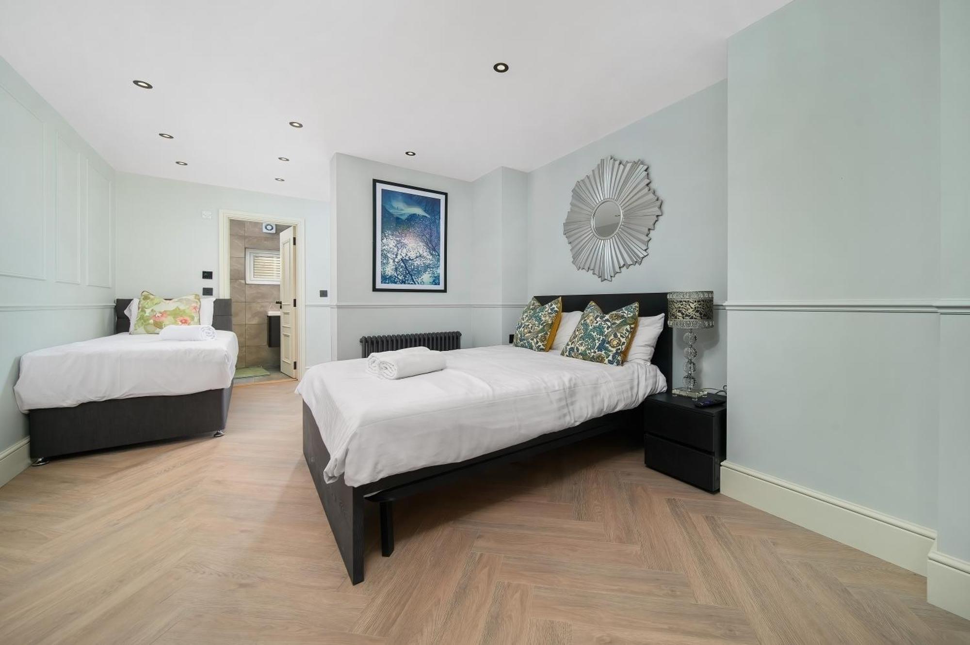 Nine Elms Modern Studio Apartments London Luaran gambar