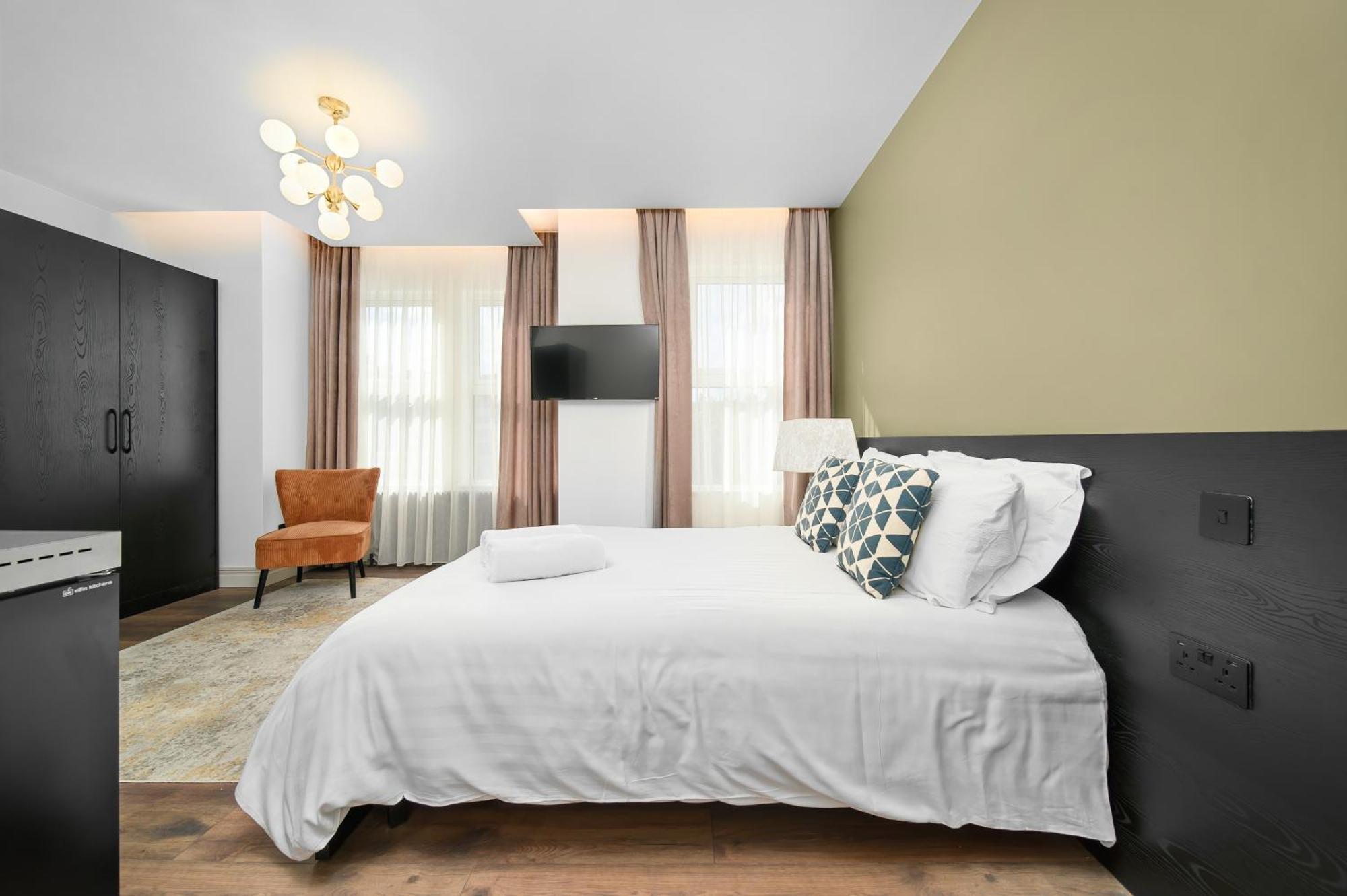 Nine Elms Modern Studio Apartments London Luaran gambar