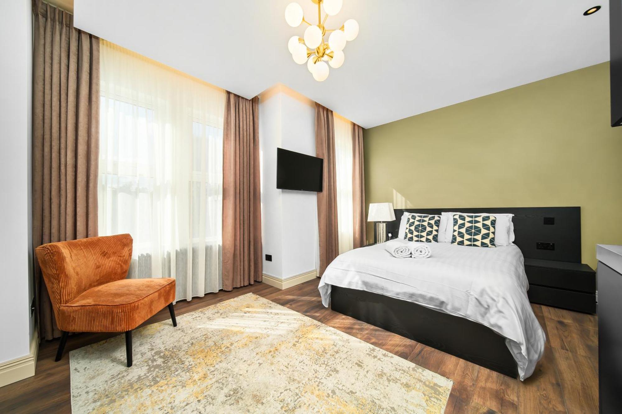 Nine Elms Modern Studio Apartments London Luaran gambar