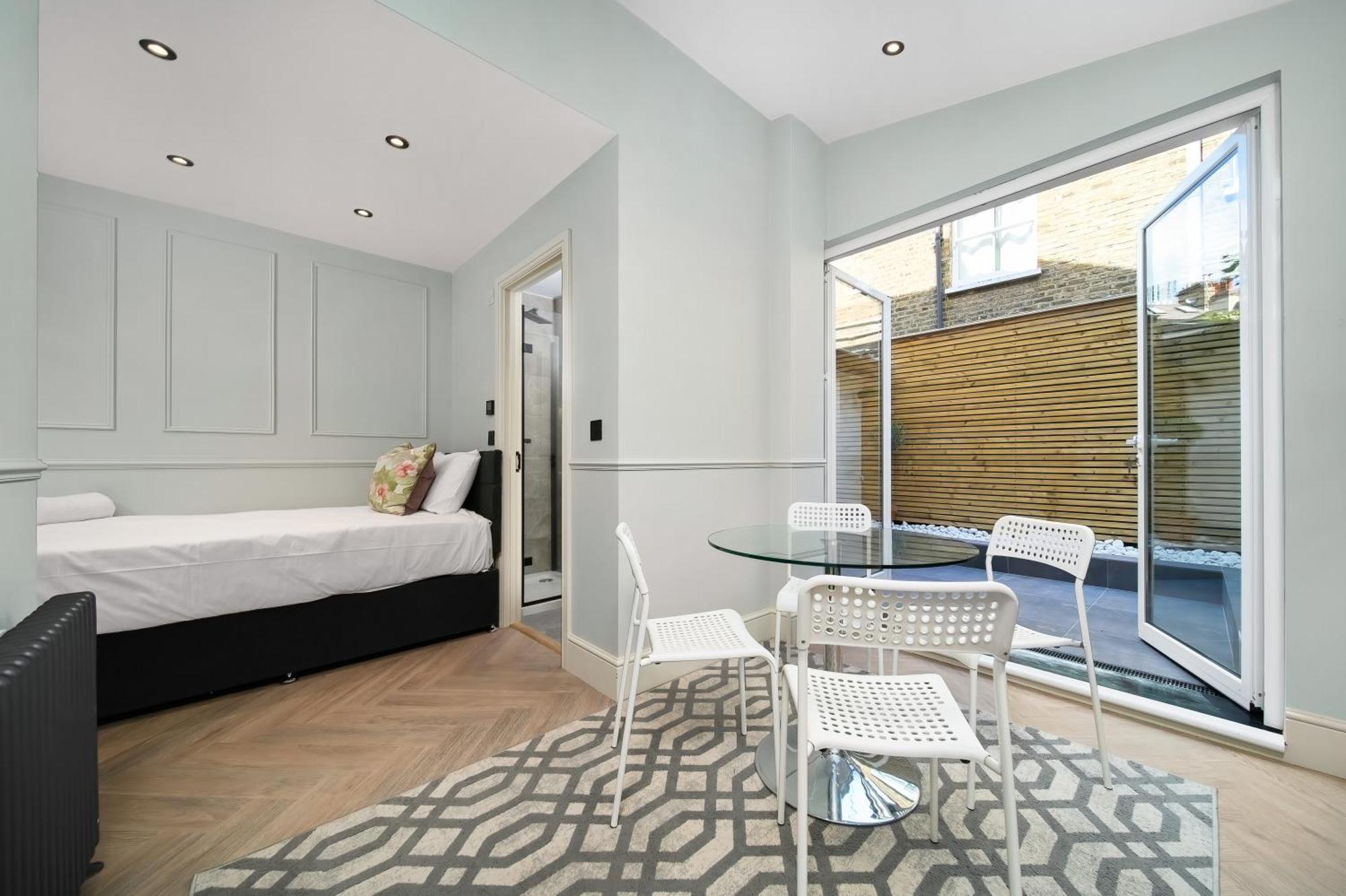 Nine Elms Modern Studio Apartments London Luaran gambar
