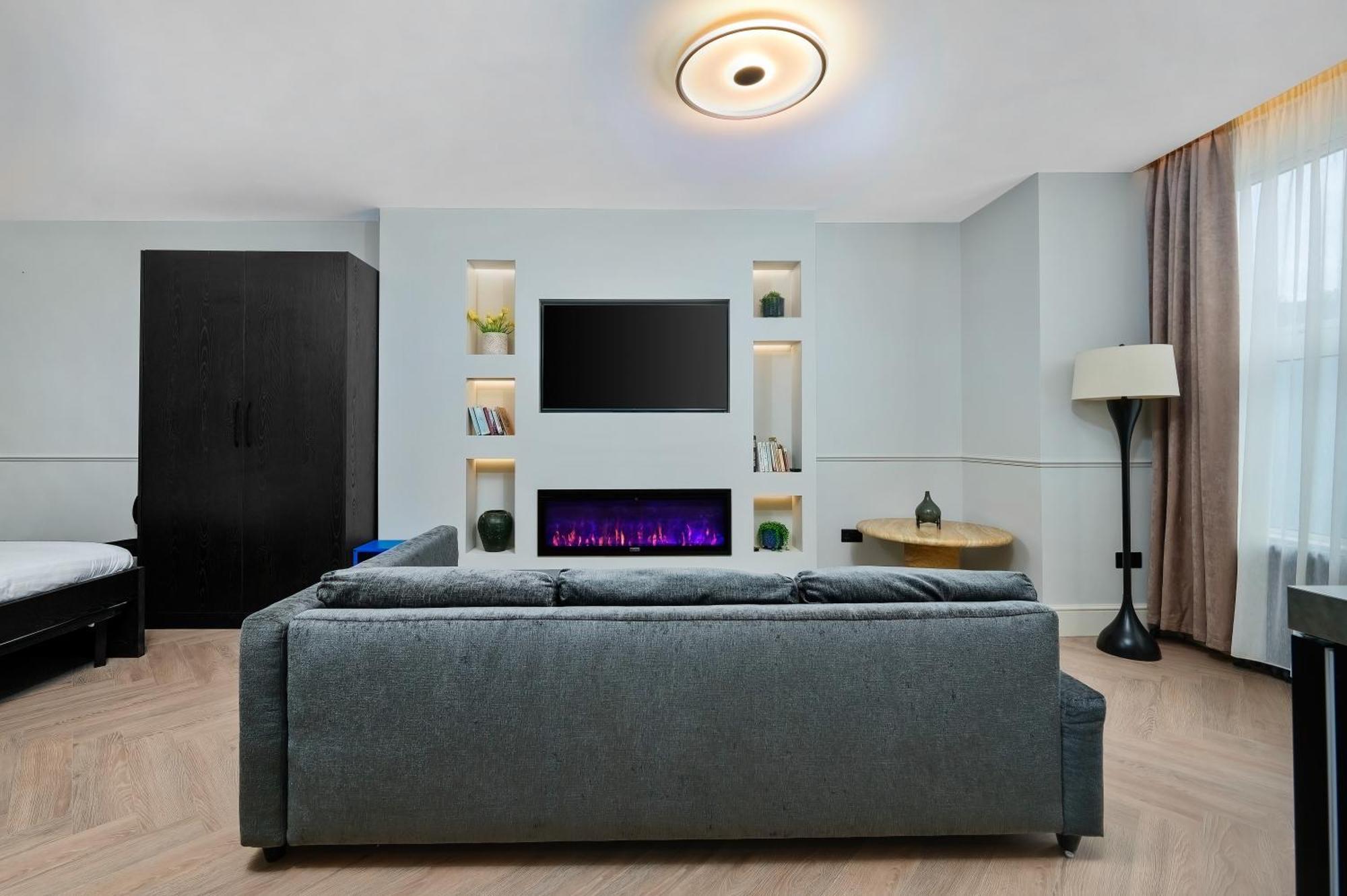 Nine Elms Modern Studio Apartments London Luaran gambar